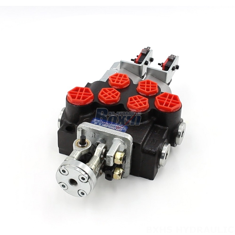 Unbeatable Prices: Factory Wholesale Pricing for P40 Micro Switch Joystick 2 Spool Monoblock Directional Valves main image